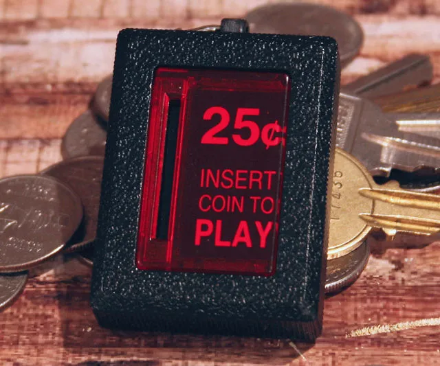 Arcade Coin Slot Keychain