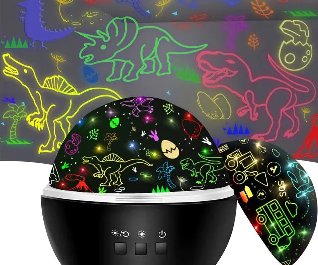 Transform Your Child's Room with the Dinosaur Nightlight Projector