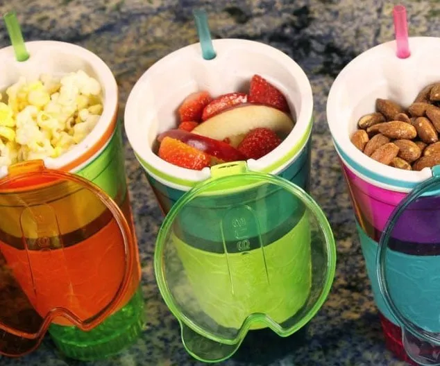 Snack On-the-Go with the Drink and Snack Cup