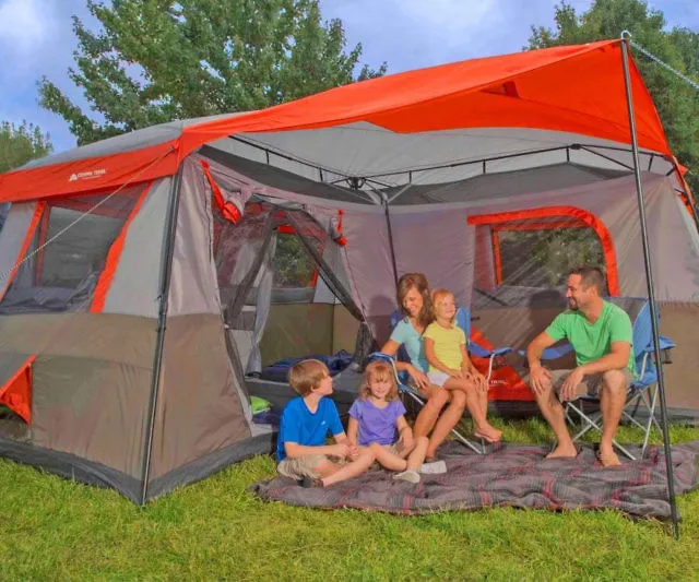 The 12 Person 3 Room Camping Tent