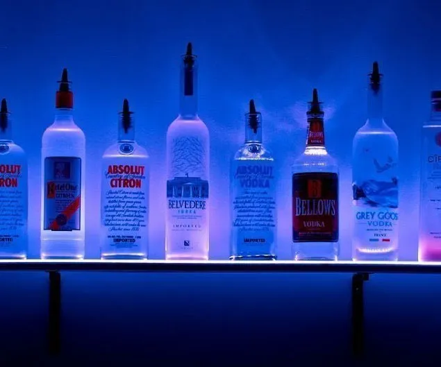 Light Up Liquor Shelf