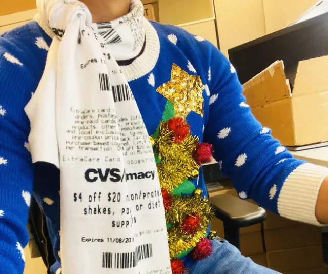 Wrap Yourself in Fun with the CVS Receipt Scarf