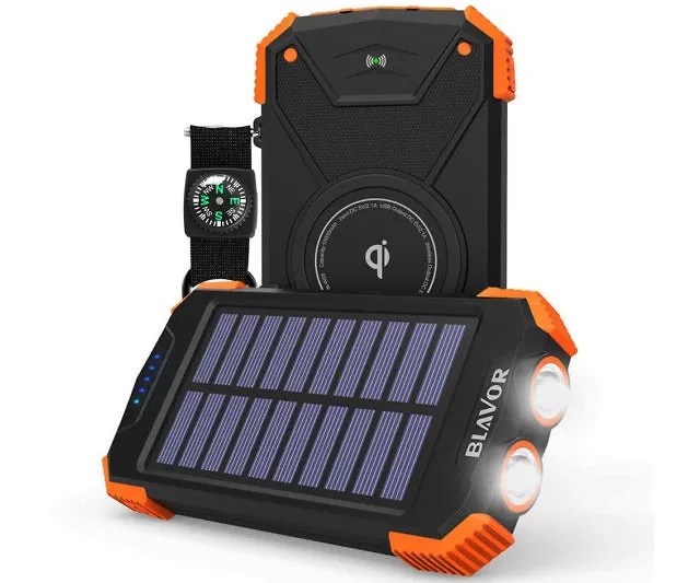 Stay Charged with the Rugged Solar Power Bank