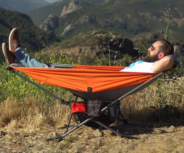 Relax Anywhere with the Compact Folding Hammock