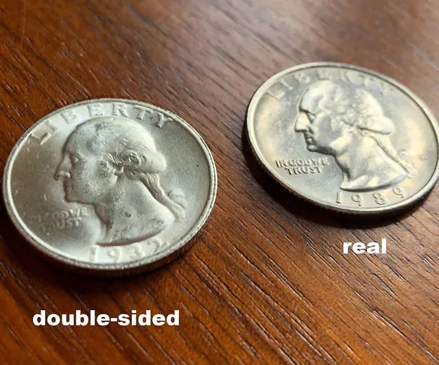 Double Sided Prank Quarters