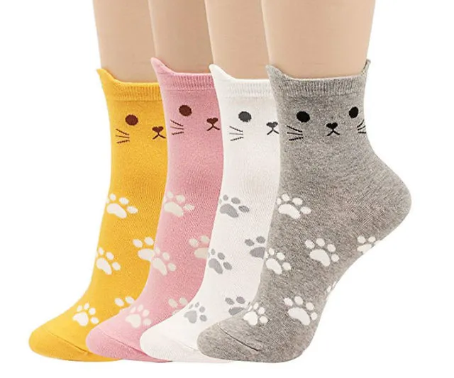 Step Up Your Style with Kitty Cat Socks