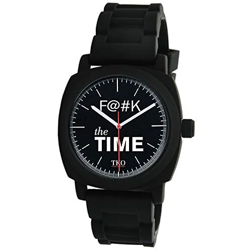 F The Time Watch with Rubber Wristband