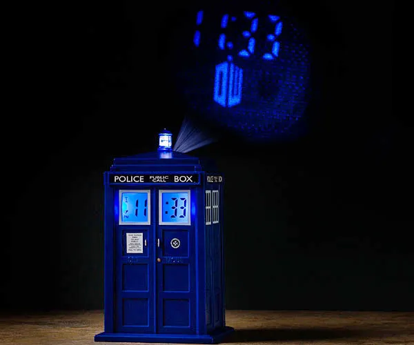 Doctor Who Tardis Digital Projection Alarm Clock