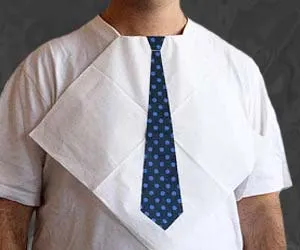 Dining with Shirt Tie Napkins