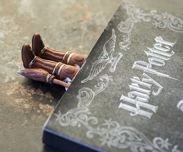 Magical Harry Potter Boots Bookmark