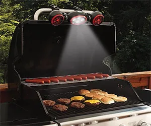 Grill All Night with the BBQ Grill Light & Fan