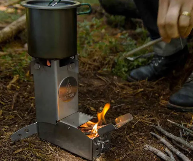 Hot Ash Wood Burning Stove