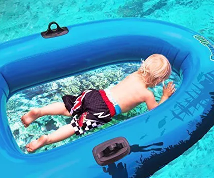 Clear Bottom Inflatable Raft
