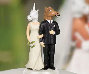 Wedding Cake Creepy Toppers