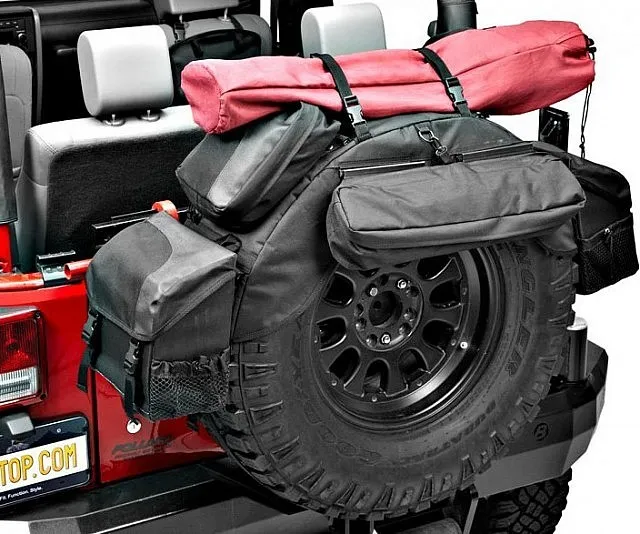 Streamline Your Jeep's Storage with the Spare Tire Organizer