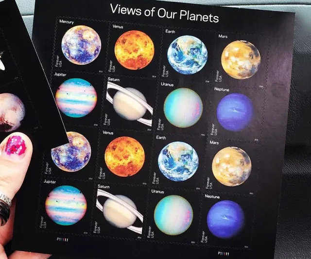 Explore the Universe with USPS Planetary Stamps