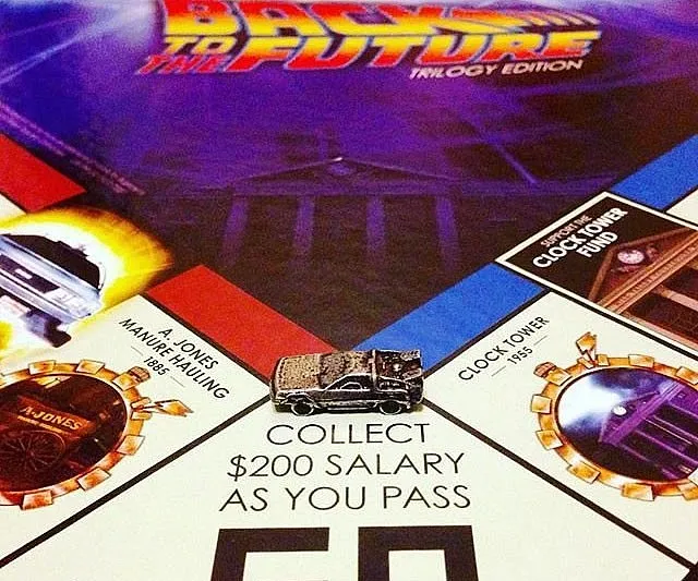 Back to the Future Monopoly Board Game