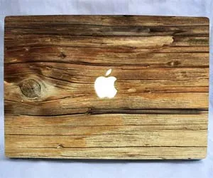 Wooden Decal for Macbook
