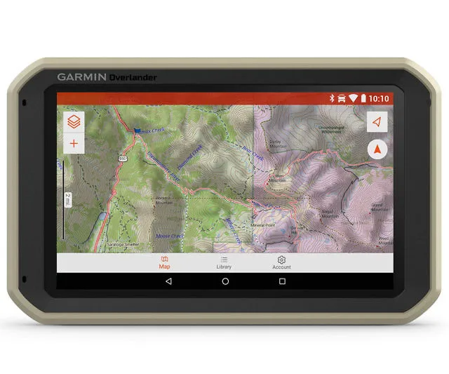 Navigate Off-grid Adventures with the Rugged Garmin Overlander GPS.