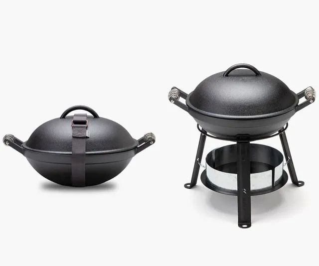 Elevate Your Outdoor Journey with the All In One Cast Iron Grill