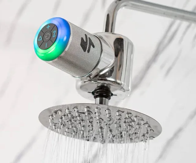 Tune Up Your Shower with Ampere Hydropower Speaker