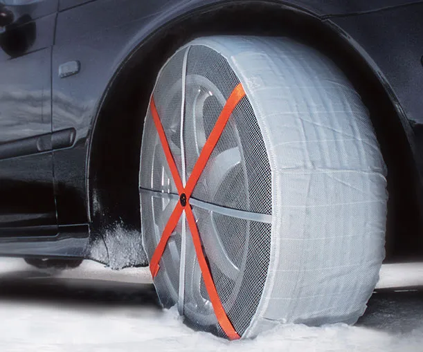Drive in Icy Conditions with Tire Traction Covers