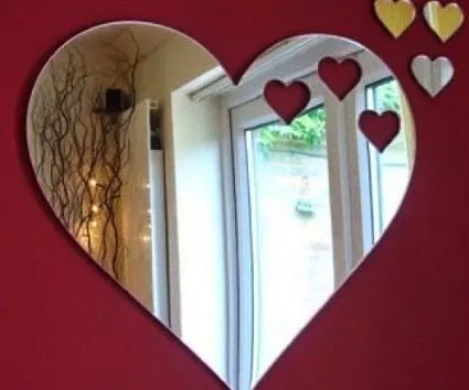 More Love to Your Space with the Heart Shaped Mirror