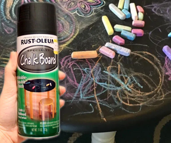 Create Fun Everywhere with Chalkboard Spray