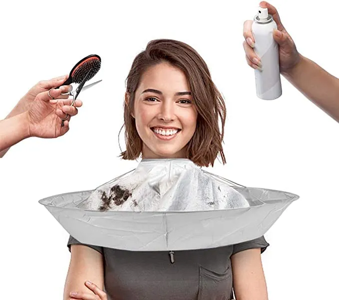 Stay Stylish with the Hair Catching Barber Cape