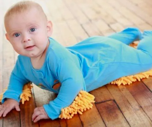 Play Fun with Baby Mop Onesie