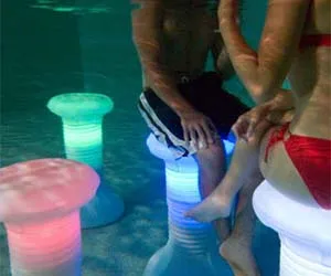 Make a Tropical Getaway with Underwater Pool Chairs
