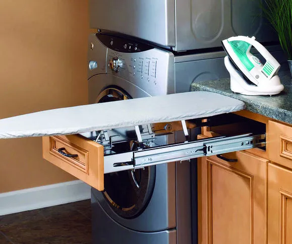 Maximize Space with Pullout Ironing Boards