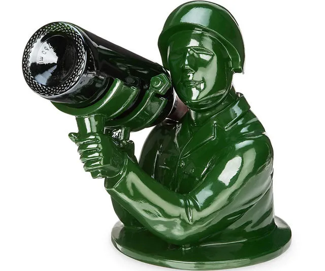 Army Man Bazooka Wine Bottle Holder