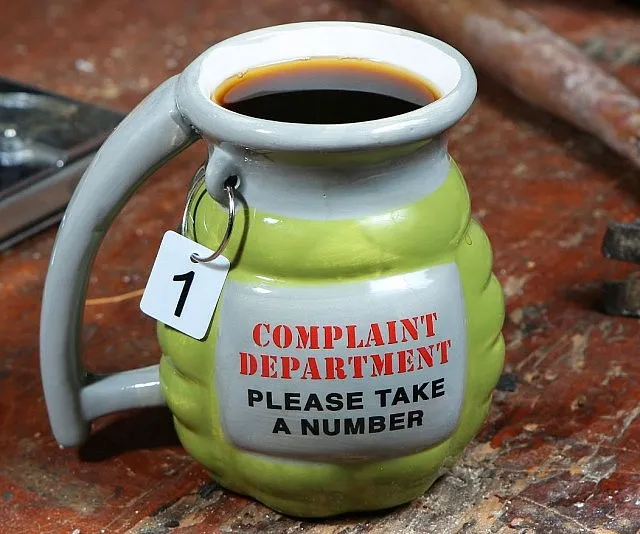 Grenade Mug for Office Humor