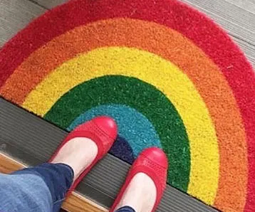 Aloha Rainbow Doormat