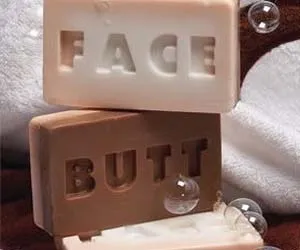 Butt and Face Soap Bars for Prank-Free Showers