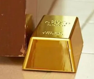 Gold Bar Door Stop