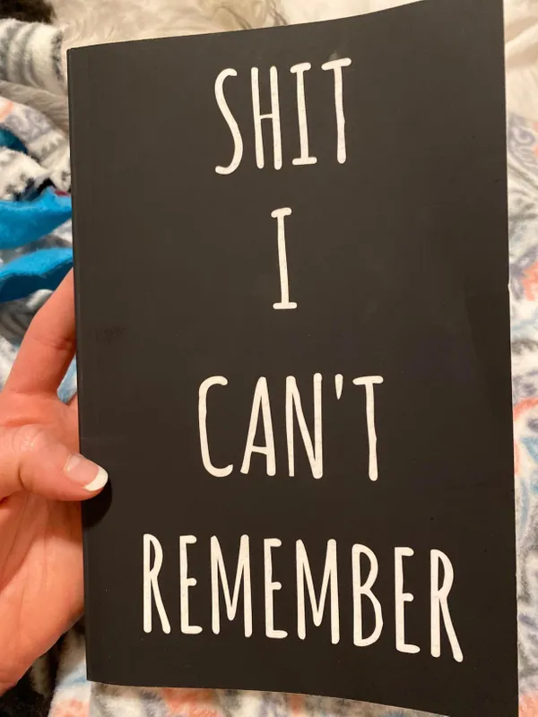 'Shit I Can't Remember' Password Journal