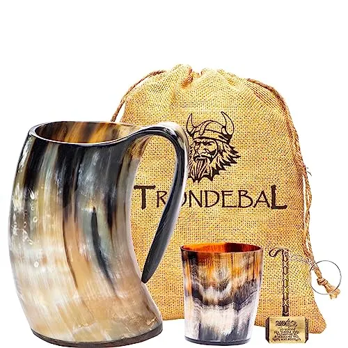 Viking Drinking Horn Tankard: Embrace the Spirit of the Norse Warriors