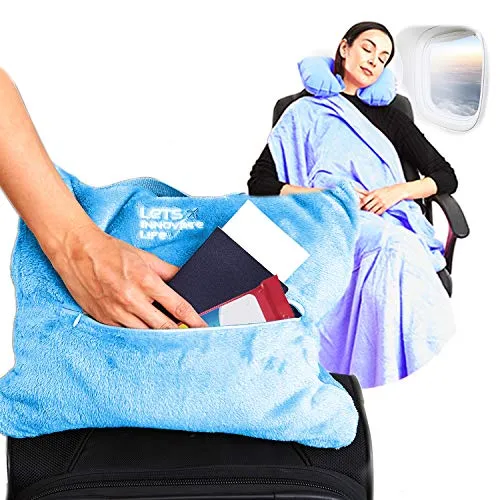 Stay Warm and Comfortable with the 4-in-1 Travel Blanket