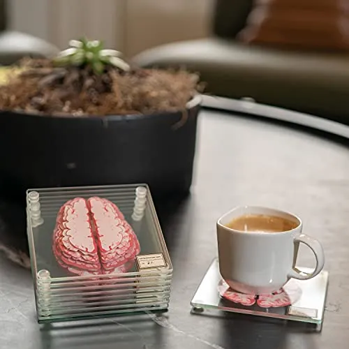 Anatomical Brain Specimen Coasters