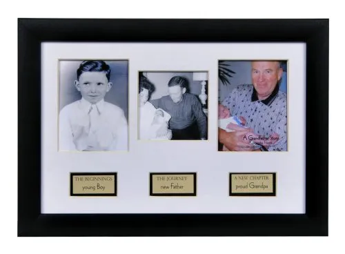 Capture Grandpa’s Journey: Life Story Timeline Photo Frame