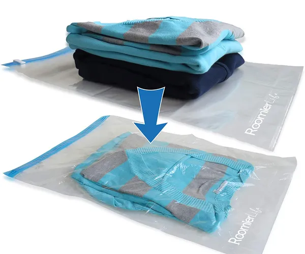 Maximize Suitcase Space with Compression Roll Up Bags