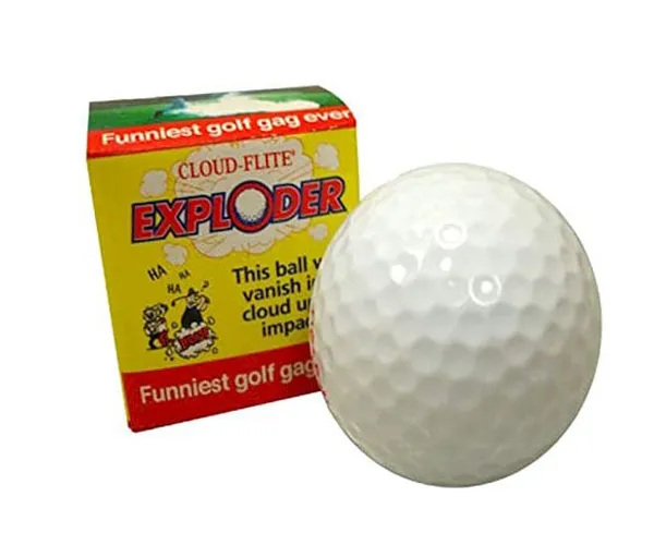 Tee Off with Exploder Golf Ball Gag Gift
