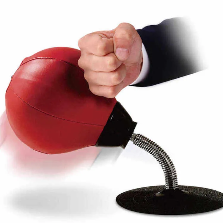 Release Your Stress with the CozyBomB Desktop Punching Bag