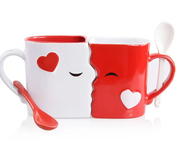 Sip Love with the Kissing Mugs Set