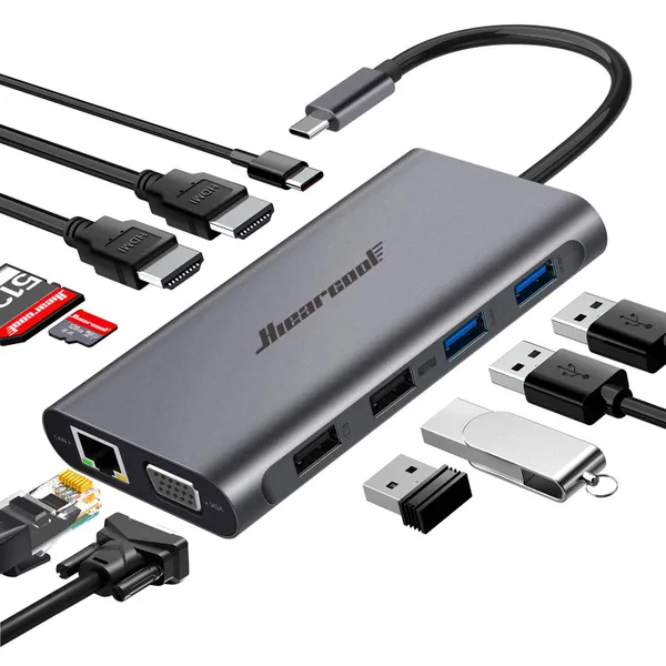 Hiearcool USB-C Docking Station