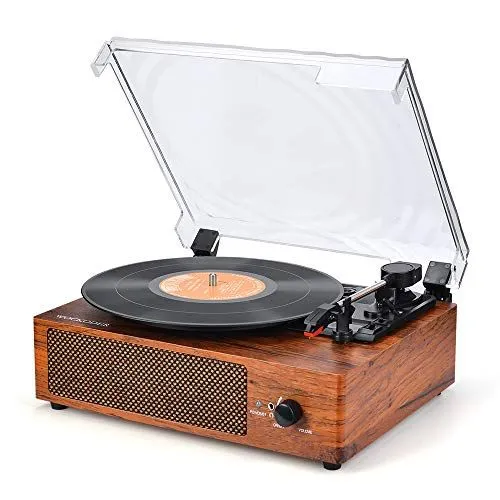 Revive Nostalgia with the Wockoder Record Player!