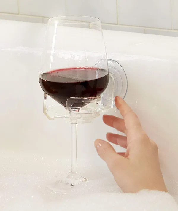 Bath and Shower Wine Cupholder