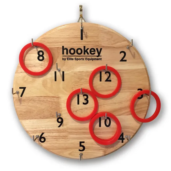 Hookey Ring Toss Game Board